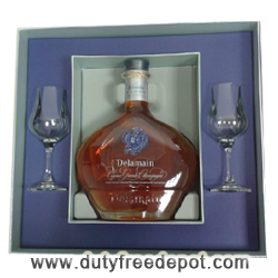 Delamain Extra Cognac (700 ml) + 2 Glasses With Gift Box