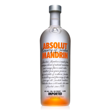 Absolut Mandarin Vodka 40% (1LT.)
