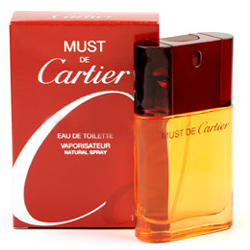 Must De Cartier  Eau De Toilette  For Women (50 ml./1.7 ml.)