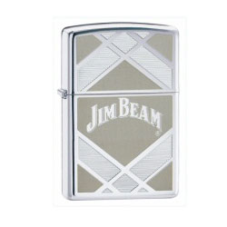 Zippo Jim Beam Polished Chrome Lighter (model: 24550)